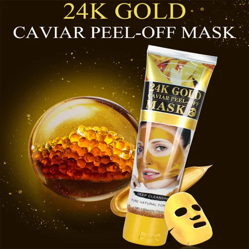 Vista 5 de AICHUN BEAUTY Mascarilla facial Peel-Off Aceite de limpieza profunda y poros sucios Recuperar la piel de la cara Vitamina A y E 4.1 fl oz/4.05fl.oz
