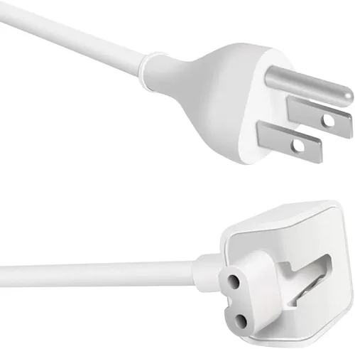 Vista 2 de LEAGY Paquete de 2 adaptadores de corriente de repuesto de 6 pies de cable de extensión de pared compatible con Mac iBook MacBook Pro MacBook