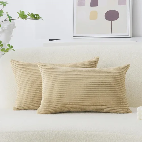 Vista 72 de Home Brilliant - Juego de 2 fundas de cojín decorativas de terciopelo a rayas, 16 x 16 pulgadas, para sillas y sofás, color verde salvia, verde