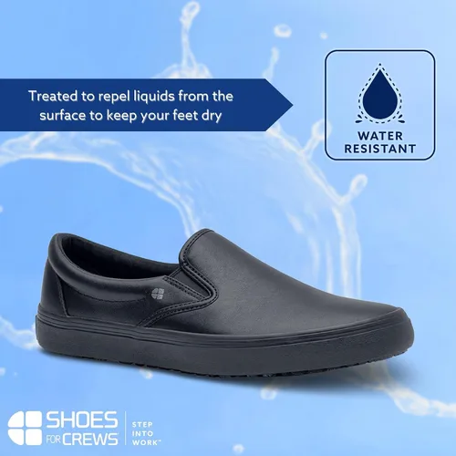 Vista 4 de Shoes for Crews Merlin, zapatos de trabajo antideslizantes para hombre, mujer, unisex, antideslizantes