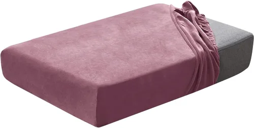 Vista 52 de Juego de fundas de cojín para asiento de sofá, fundas de cojín de terciopelo elástico, repuesto para cojines individuales con tela elástica Aguacate