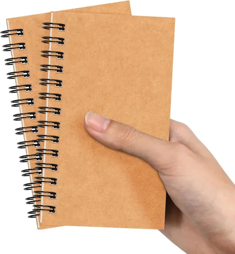 Vista 12 de Jutom 2 cuadernos pequeños en espiral, blocs de notas de 3 x 5 pulgadas, cuadernos de bolsillo pequeños a granel, mini bloc de notas con páginas