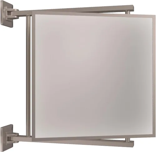 Vista 12 de BRIXWELL Pivot-N-Vue - Espejo rectangular con doble bisagra, acabado negro Negro mate