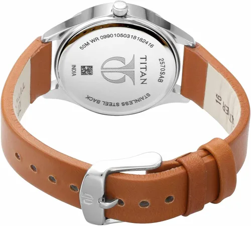 Vista 5 de Titan Sparkle - Reloj de pulsera para mujer con cristales Swarovski, cuarzo, resistente al agua, malla o correa de piel