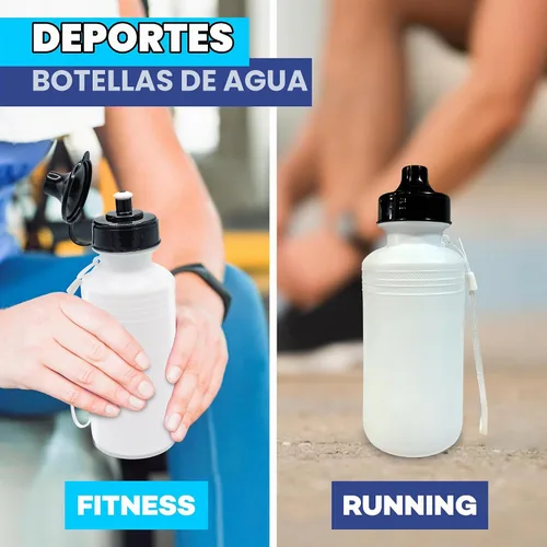 Vista 5 de 4E's Novelty Botellas de agua deportivas a granel (paquete de 12) de 18 onzas, botella de agua de plástico reutilizable para niños, sin BPA, regalos