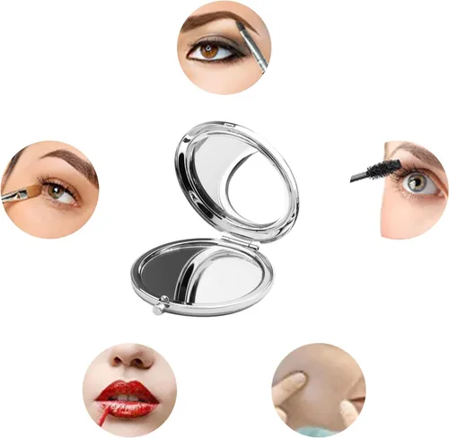 Vista 4 de Zuo Bao Regalo de primera comunión para niñas, espejo de maquillaje para primera comunión, regalo de bautismo (primera comunión)