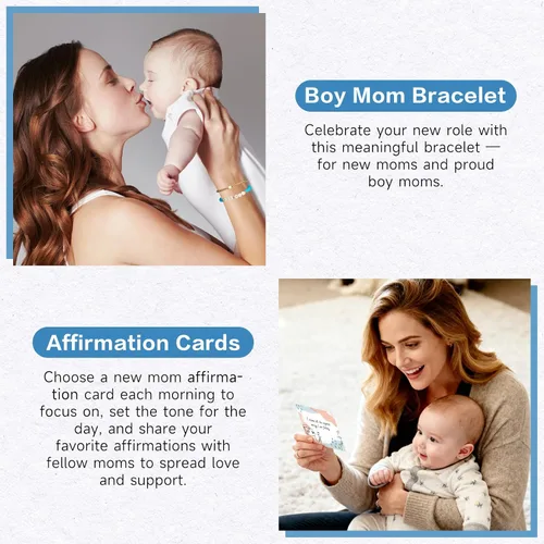 Vista 5 de Paquete de cuidado para nuevas mamás después del bebé, regalos para la nueva mamá y regalos esenciales para bebés, regalo posparto para futuras