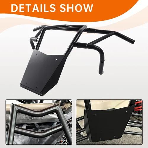 Vista 5 de Parachoques delantero y trasero compatible con Can Am Maverick X3 Max Turbo R RR 2017-2024