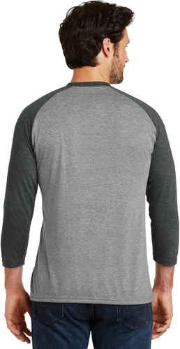 Vista 4 de District Made DM136 - Raglán de manga perfecta para hombre Negro black frostGris grey frost L