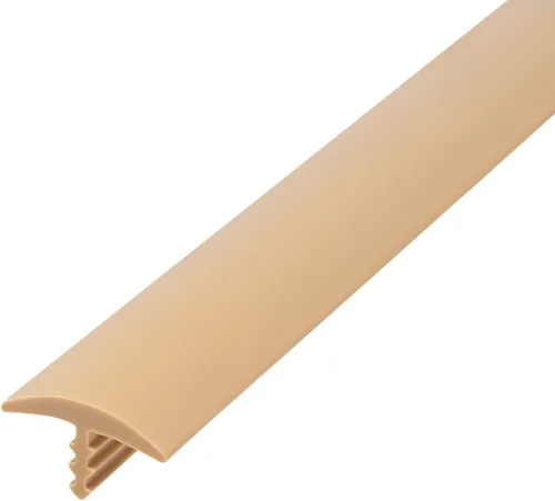 Vista 18 de Outwater Industries 25 pies almendra 5/8 pulgadas centro Barb Tee Molding T Molding Hobbyist Pack, pequeños proyectos, máquinas de arcada y mesas