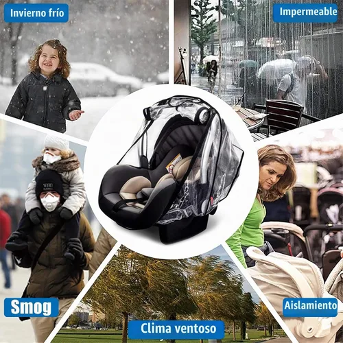 Vista 7 de Cubierta de lluvia para asiento de coche,EVA de grado alimenticio,Cubierta
