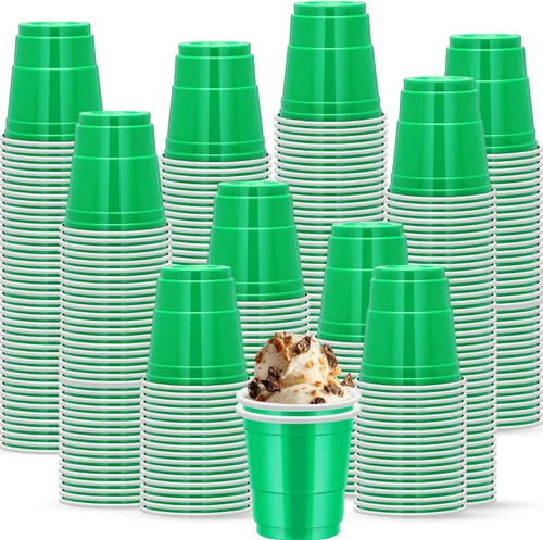 Vista 11 de 500 piezas vasos de chupito de 2 onzas de colores surtidos, vasos de chupito coloridos de plástico neón para beber, degustaciones servidas