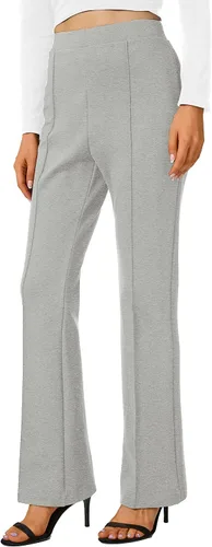 Vista 2 de Urban CoCo Pantalones de trabajo elásticos con corte de bota, pantalones de yoga pequeños para oficina casual