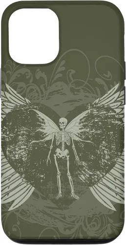 Vista 28 de Y2K Grunge Aesthetic Alt Goth Fairy Skeleton Wings Case for iPhone 17