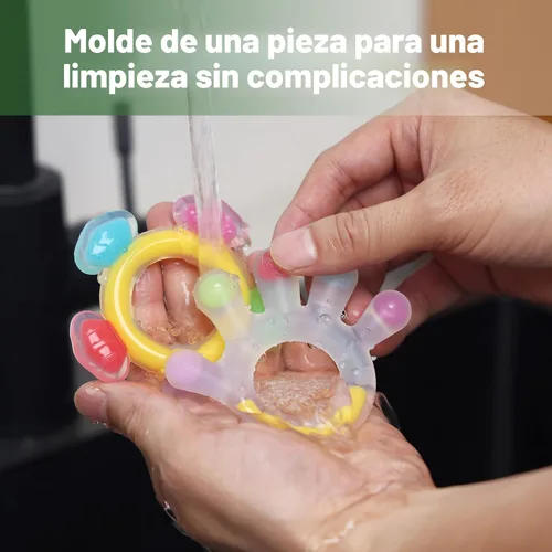 Vista 7 de Haakaa Combo de mordedor de silicona, juguetes de dentición