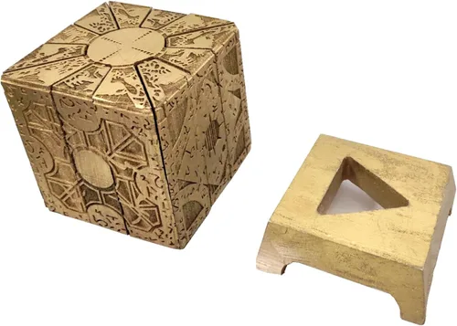 Vista 3 de Hellraiser - Caja de rompecabezas, configuración de lamentos, cenobites de Halloween con cabeza de alfiler para cosplay (estilo B)