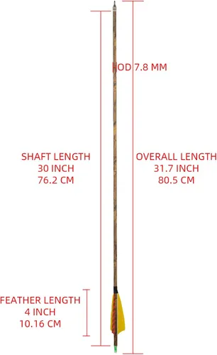 Vista 2 de Flechas de caza de carbono de 30 pulgadas con pluma de pavo de 4 pulgadas, puntas extraíbles, flechas de práctica de tiro con arco, columna