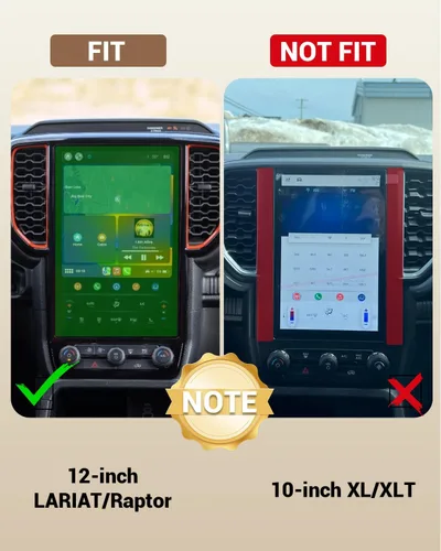 Vista 2 de Protector de pantalla compatible con Ford Ranger 2026, antirreflejos, mate, para Ford Ranger LARIAT/Raptor SYNC 4 Pickup Truck de 12 pulgadas