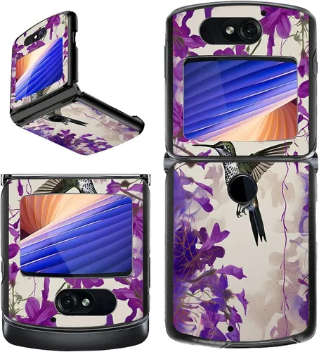 Vista 12 de Rossy Funda para Motorola RAZR 5G, para Moto RAZR 5G, funda delgada y ligera de policarbonato duro a prueba de golpes para Motorola Moto RAZR 5G