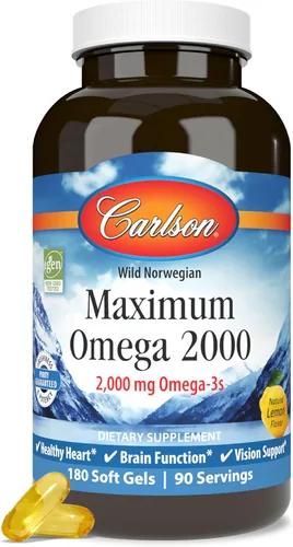 Vista 5 de Carlson Labs Súper Beta-Caroteno de Dunaliella Salina, 250 cápsulas de gel blando