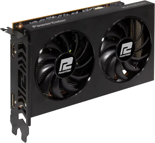 Vista 4 de PowerColor Fighter AMD Radeon RX 6500 XT Tarjeta Gráfica Gaming con 4GB de Memoria GDDR6