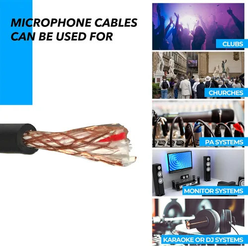 Vista 5 de Seismic Audio Cable de micrófono para altavoces, construye tu propio cable de micrófono, carrete de cable de 500 pies