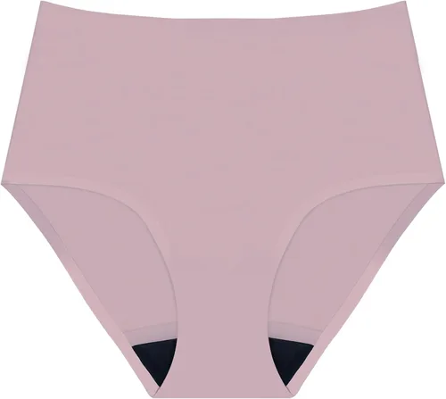 Vista 14 de AIRCUTE Ropa interior absorbente para incontinencia urinaria para mujer, sin costuras, lijado de cintura alta, para fugas de vejiga, 2.2 onzas Beige
