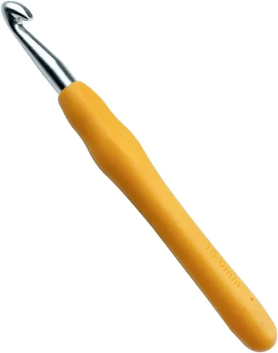 Vista 7 de Mdoker Tamaño B/1 (0.079 in), ganchos de ganchillo extra largos para manos artríticas, mango ergonómico suave para principiantes y amantes