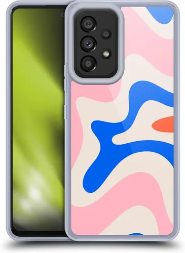 Vista 15 de Head Case Designs Officially Licensed Kierkegaard Design Studio Black Almond Cream Swirl Retro Abstract Patterns Gel Case