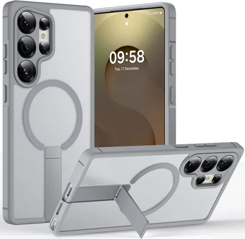 Vista 19 de TOCOL Funda para iPhone 17e, compatible con Magsafe, protección militar contra caídas, delgada, translúcida, mate, a prueba de golpes, para iPhone