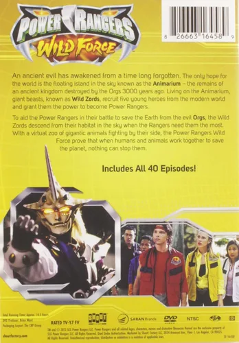 Vista 2 de Power Rangers Wild Force The Complete Series