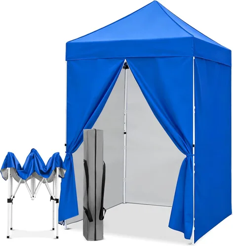 Vista 41 de EAGLE PEAK - Toldo desplegable de 5 x 5, toldo instantáneo para exteriores, fácil de instalar, refugio plegable de pierna recta (beige)