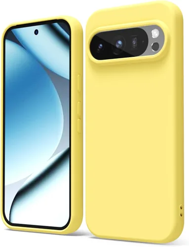 Vista 9 de oakxco para Google Pixel 6A Funda de teléfono de silicona líquida, diseño estético lindo y delgado para mujer y niña, cubierta de gel suave, lisa