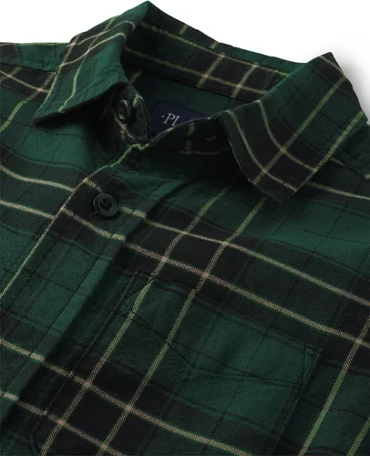 Vista 2 de The Children's Place Boys' and Toddler Poplin Long Sleeve Button Down Shirt