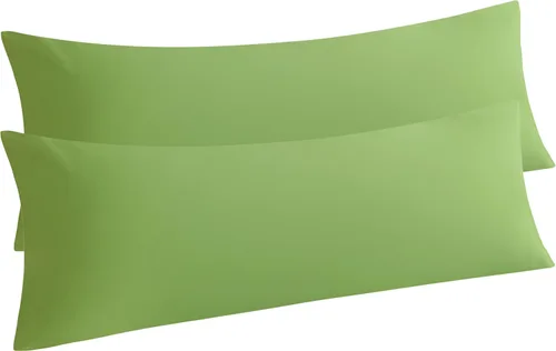 Vista 61 de NTBAY Juego de 2 fundas de almohada estándar, paquete de 2 fundas de almohada de microfibra cepillada de 20x26, suaves, resistentes a las arrugas, a