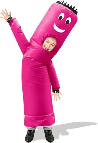 Vista 9 de Child Air Dancers Inflatable Tube Man Costume Rojo