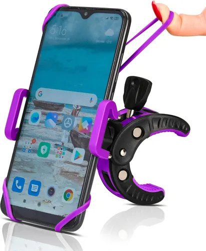 Vista 10 de Soporte para teléfono para cochecito de bebé, carrito de compras, carrito de golf, carrito de empuje, soporte de teléfono para bicicleta