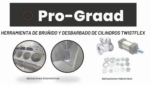 Vista 5 de 4-1/8" 240 Carburo de silicio TwistFlex Cylinder Hone para 3.9"- 4.15