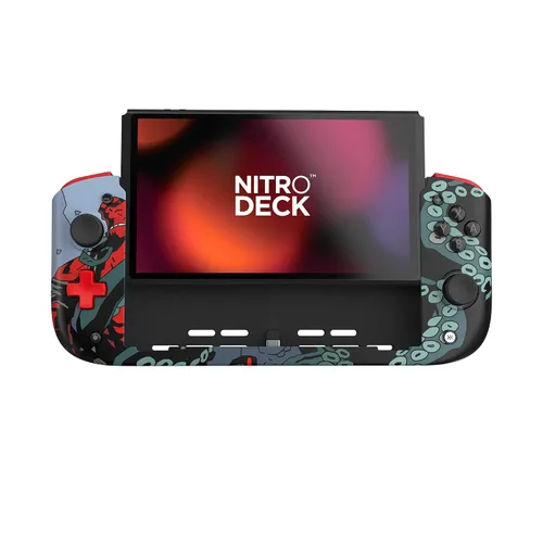 Vista 12 de CRKD Nitro Deck - Professional Handheld Deck with Zero Stick Drift for Nintendo Switch and Switch OLED (Black)