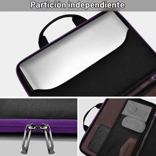 Vista 3 de Hseok BK01PU01 - Funda para portátil de 13 a 14 pulgadas, maletín