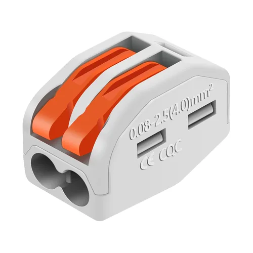 Vista 35 de Nineleaf Conectores de cable de palanca, conectores compactos de empalme de alambre en línea, terminales eléctricos modulares reutilizables 1 en 1