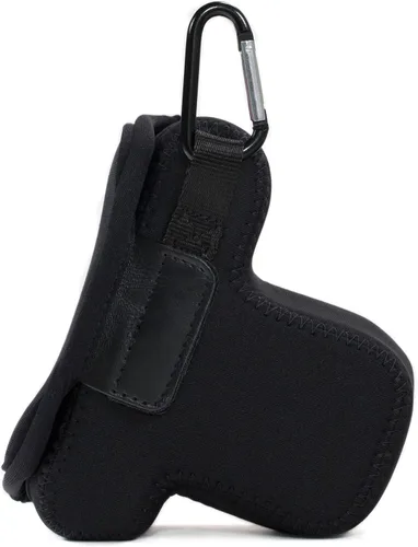 Vista 5 de MegaGear Funda para cámara Canon EOS M10 sin espejo con lente de 0.591-1.772 in (negro)