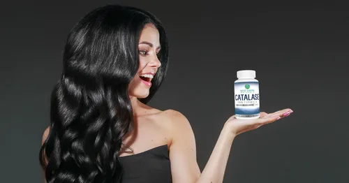 Vista 5 de Best Earth Naturals Suplemento Catalase 10,000 con Saw Palmetto, Biotina, Fo-Ti, PABA - Suplementos capilares para cabello fuerte - 60 cápsulas