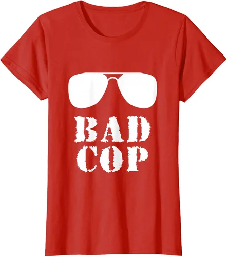 Vista 74 de Bad Cop Funny Police - Camiseta a juego para padre e hijo, Negro, S