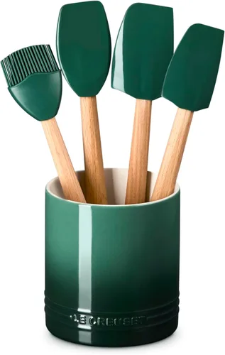 Vista 58 de Le Creuset Silicone Signature - Espátula mediana, sal marina Sea Salt