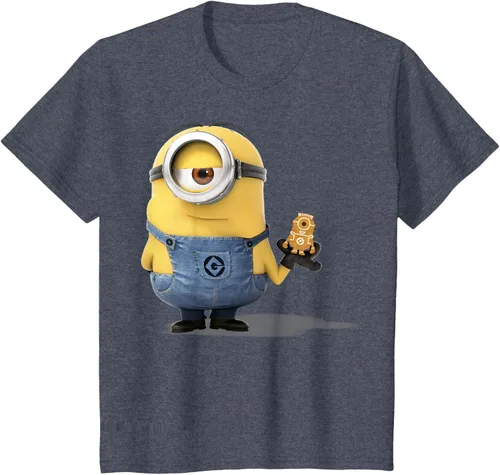 Vista 64 de Camiseta Despicable Me Minions Holding A Ginger Bread Minion Retrato Pequeña