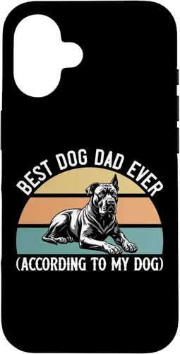 Vista 32 de Cane Corso Mastiff, Best Dog Dad Ever According to My Dog Case for iPhone 17