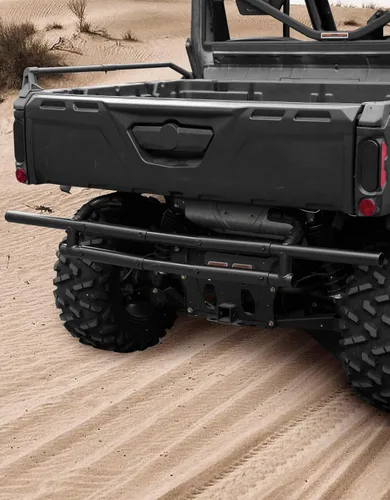 Vista 4 de A & UTV PRO Parachoques Trasero para Can-Am Defender HD5 HD8 HD7 HD9 HD10 Max 2016-2024, Parachoques Trasero de Servicio Pesado Defensa contra