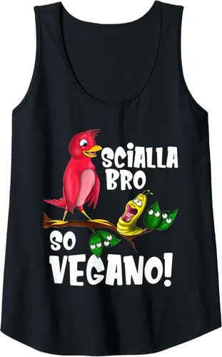 Vista 12 de Scialla Vegano divertente Animalista Vegetariano vegan funny Tank Top