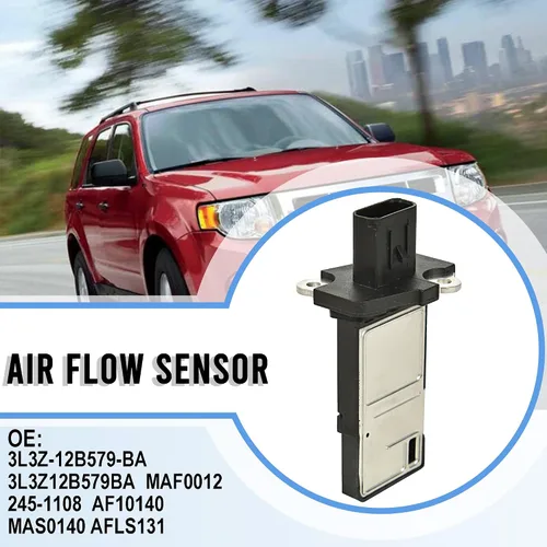 Vista 4 de Sensor de flujo de aire masivo MAF compatible con Ford Escape Expedition Explorer F150 F250 F350 Lincoln MKX MKZ Navigator Town Car Mercury Mariner